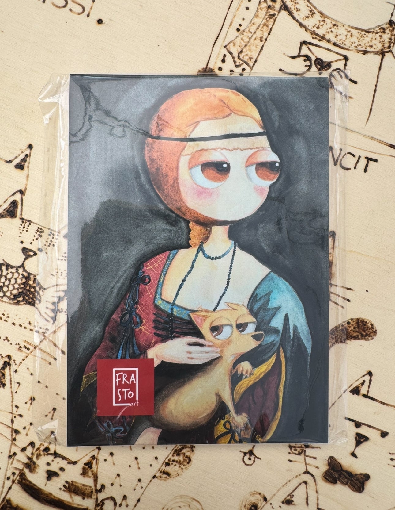 Quaderno Notebook A6 - L’ermellino con la dama