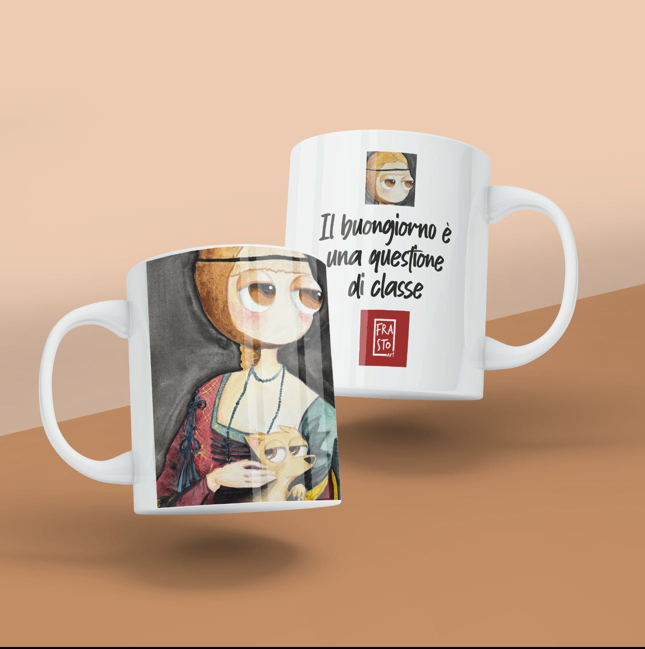 Tazza - L’ermellino con la dama