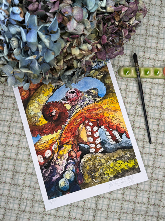 Stampa Fine Art “Octopus” – Edizione Limitata