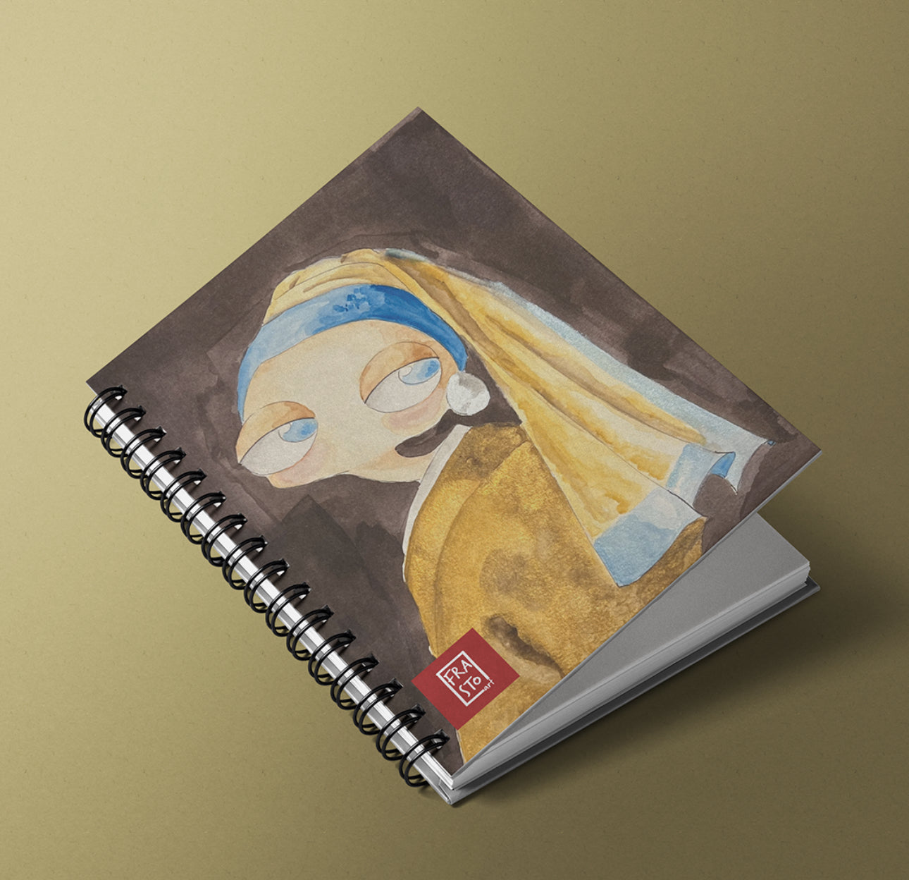 Quaderno A6 Spiralato - La ragazza con l’orecchino