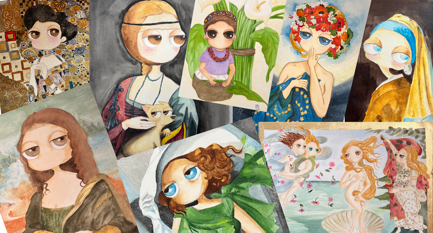 Ispirati dai maestri dell’arte