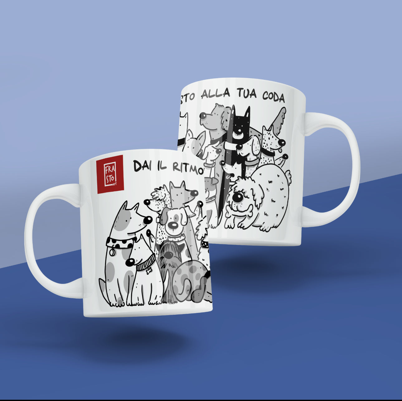 Tazza - Canetti "Dai il ritmo giusto alla tua coda!"