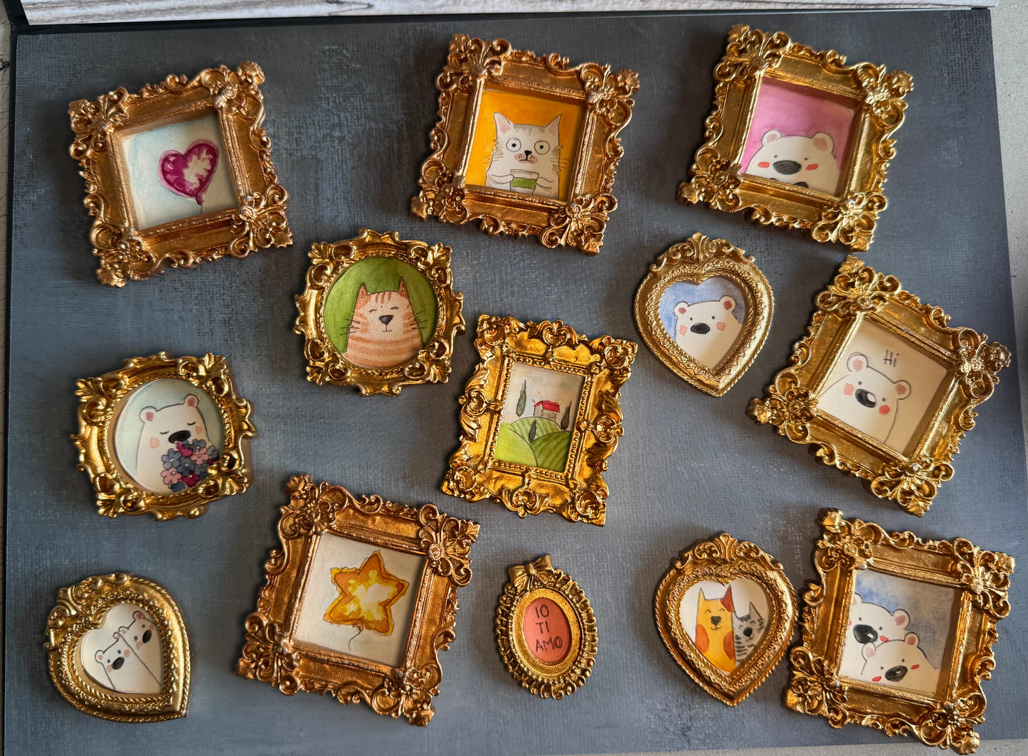 Mini quadri Frastoart – originali ad acquerello