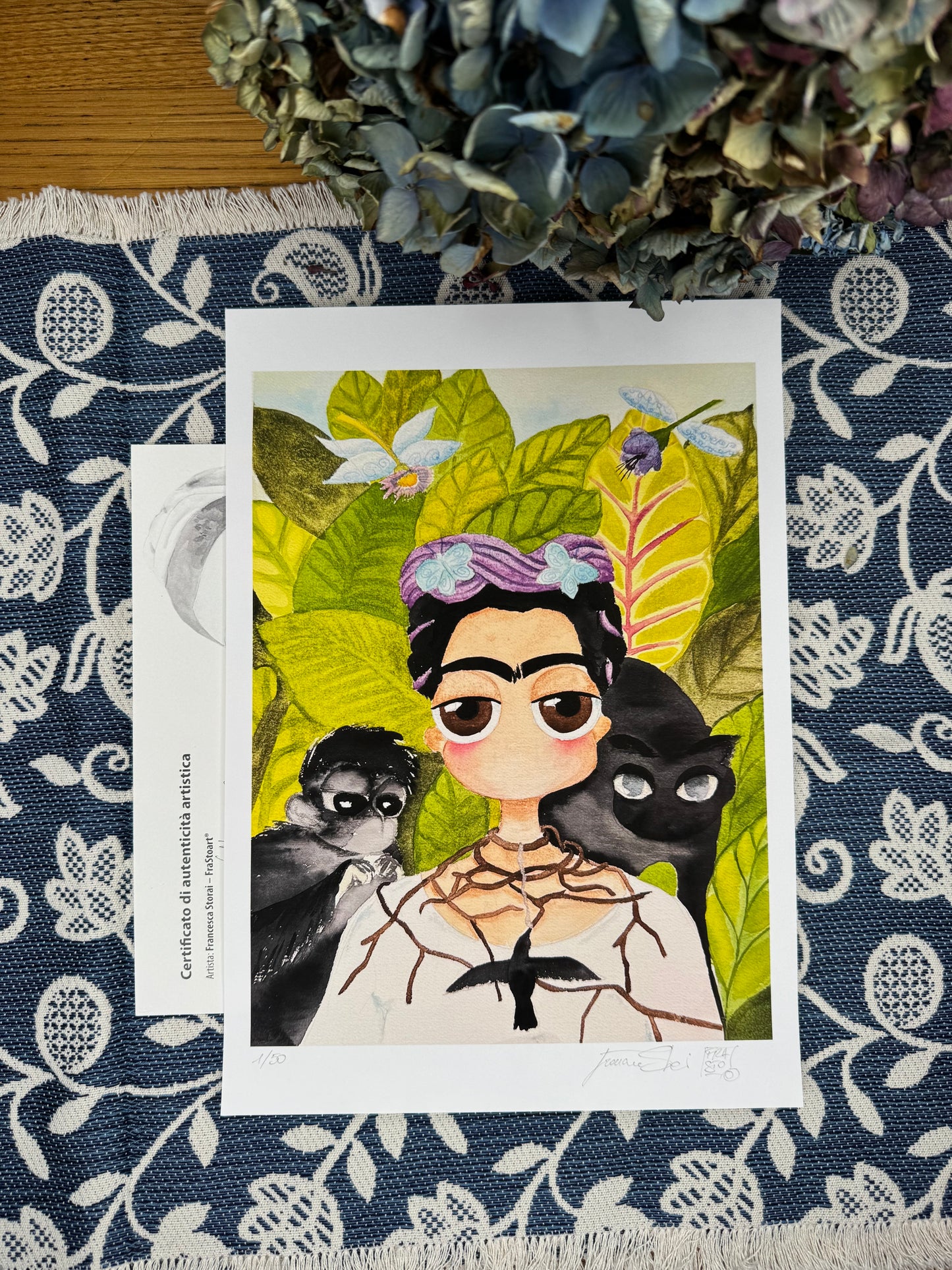 Stampa Fine “ Frida” – Edizione Limitata (Copia)