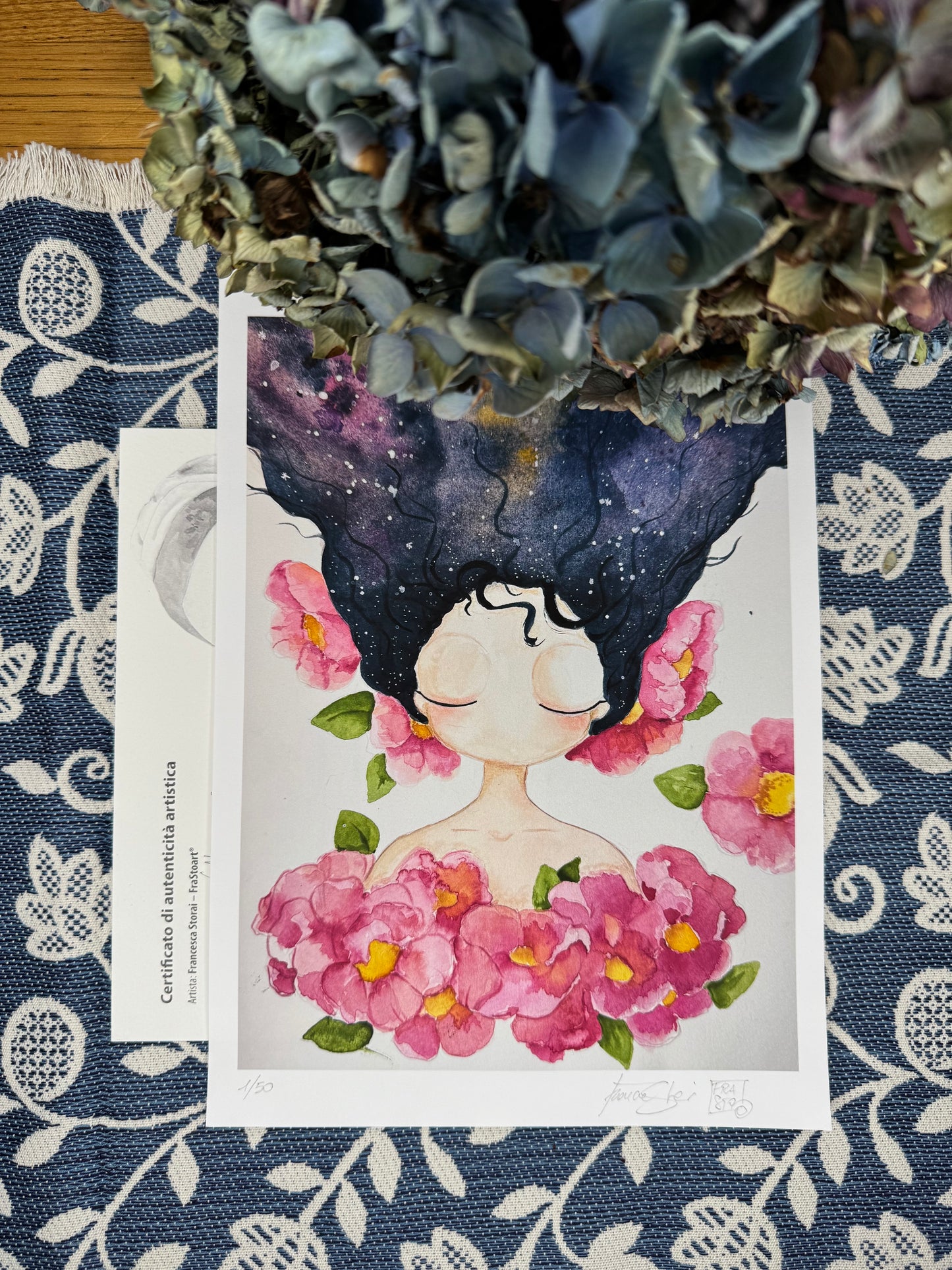 Stampa Fine Art “L’universo tra i capelli” – Edizione Limitata