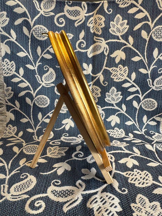 Eleganza senza taglia - acquerello originale in cornice vintage