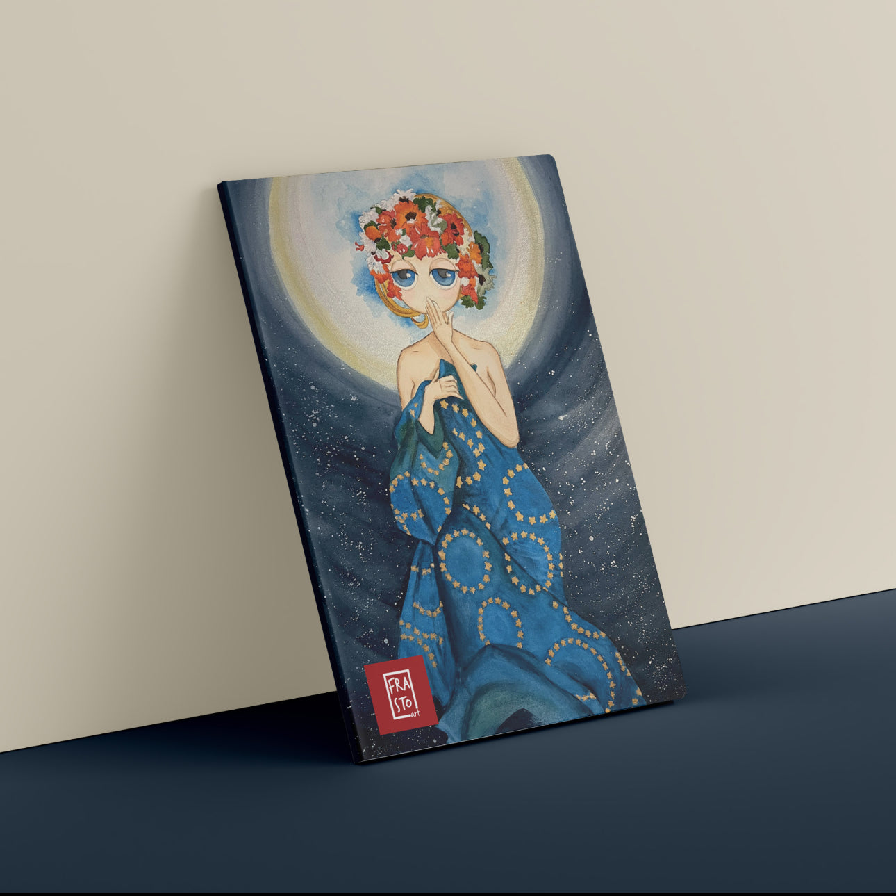 Quaderno A5 Spillato - Claire de lune