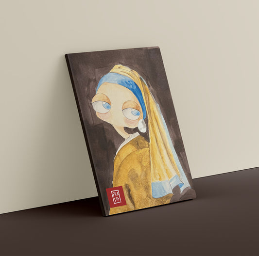 Quaderno A5 Spillato - La ragazza con l’orecchino