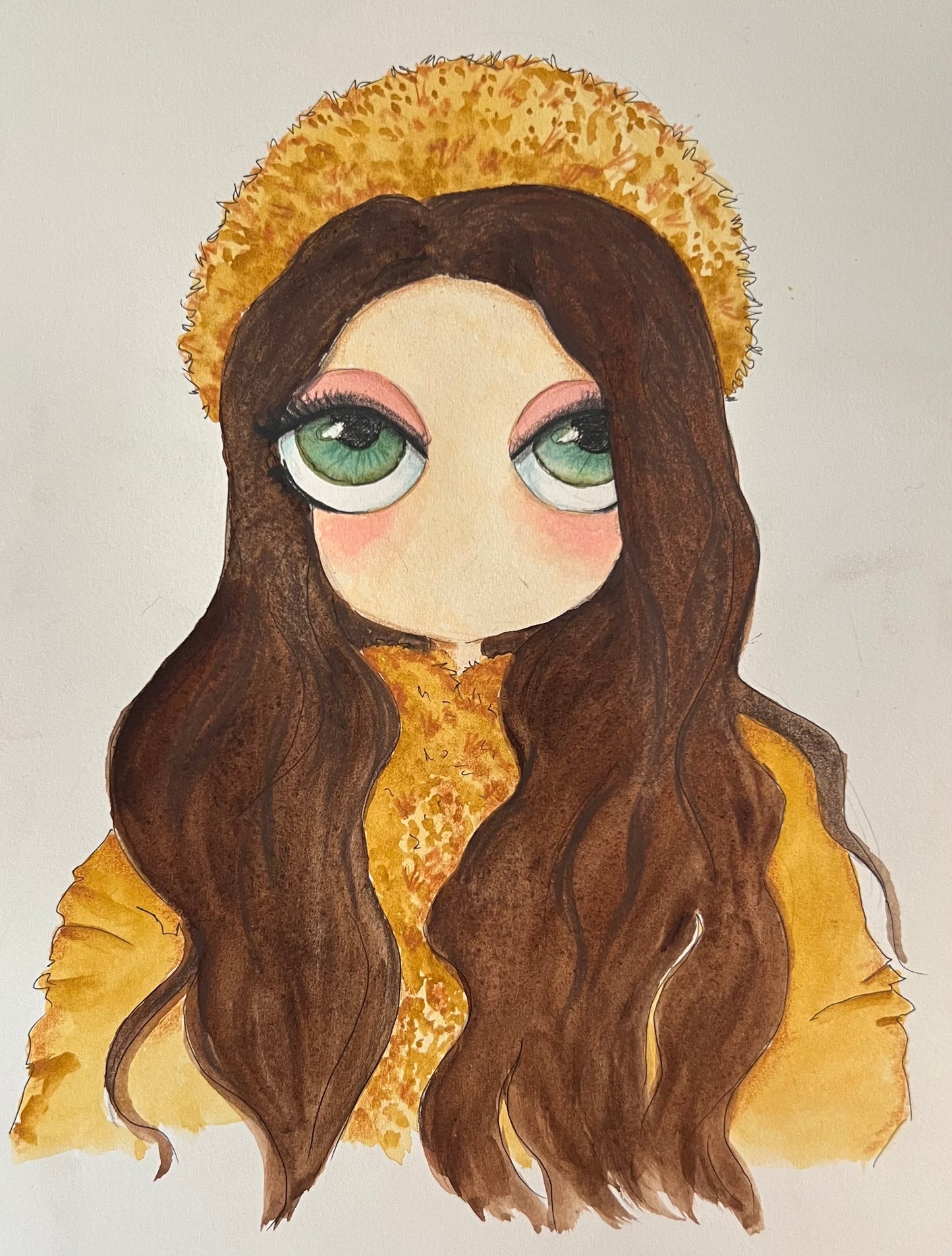 Pallocchi su commissione – Originale su carta Saunders Waterford 23×31 cm