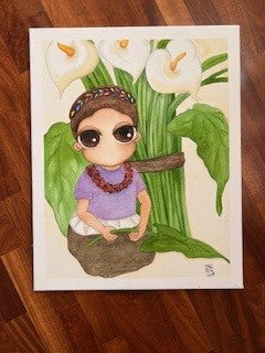 La bambina con le calle